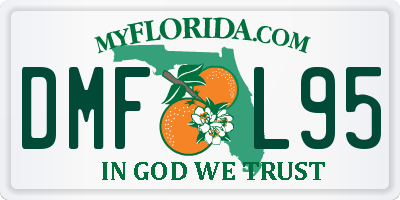 FL license plate DMFL95