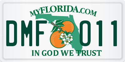 FL license plate DMFO11