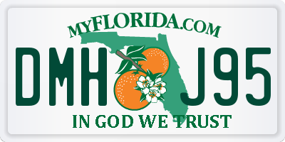 FL license plate DMHJ95