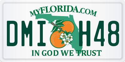 FL license plate DMIH48