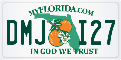 FL license plate DMJI27