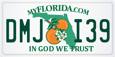 FL license plate DMJI39