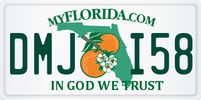 FL license plate DMJI58