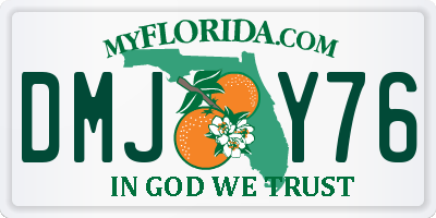 FL license plate DMJY76