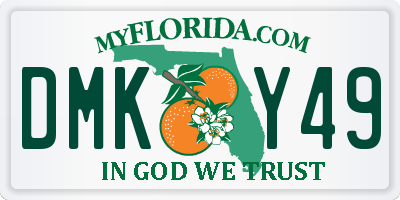 FL license plate DMKY49