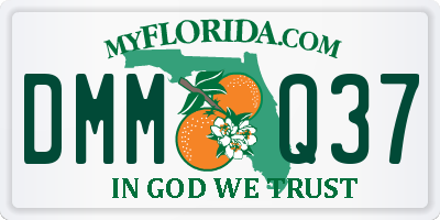 FL license plate DMMQ37