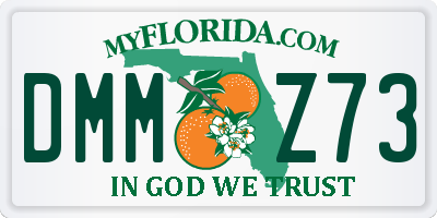 FL license plate DMMZ73