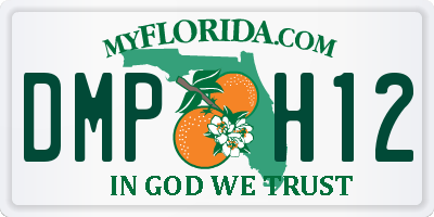 FL license plate DMPH12
