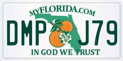 FL license plate DMPJ79