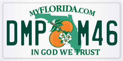 FL license plate DMPM46