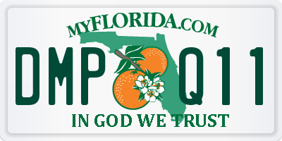 FL license plate DMPQ11