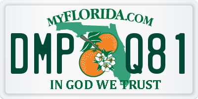 FL license plate DMPQ81