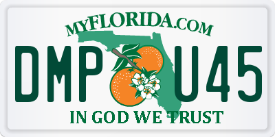 FL license plate DMPU45