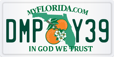FL license plate DMPY39