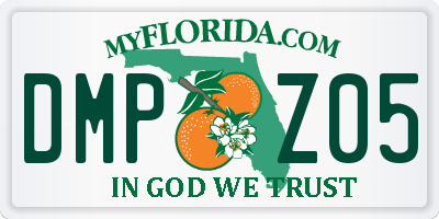 FL license plate DMPZ05