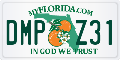 FL license plate DMPZ31