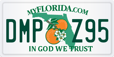 FL license plate DMPZ95