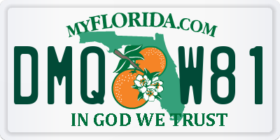 FL license plate DMQW81