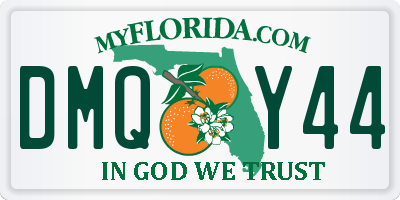 FL license plate DMQY44