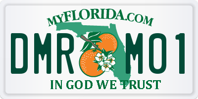 FL license plate DMRM01