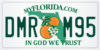 FL license plate DMRM95