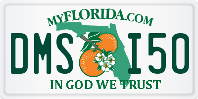FL license plate DMSI50