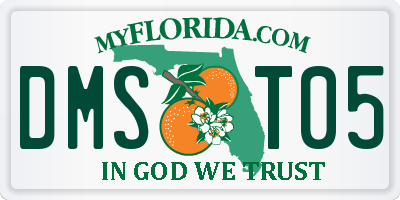 FL license plate DMST05