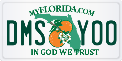 FL license plate DMSY00