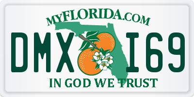 FL license plate DMXI69