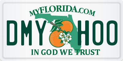 FL license plate DMYH00