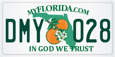FL license plate DMYO28