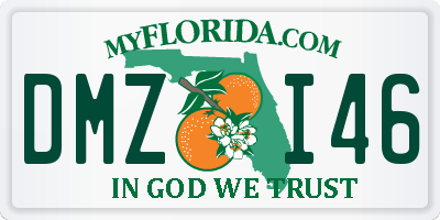 FL license plate DMZI46