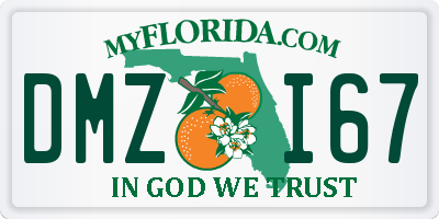 FL license plate DMZI67