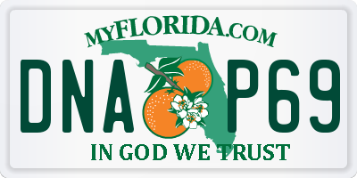 FL license plate DNAP69
