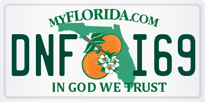 FL license plate DNFI69