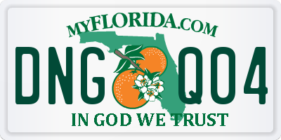 FL license plate DNGQ04