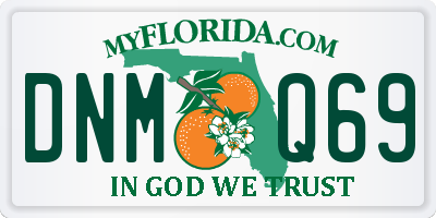 FL license plate DNMQ69