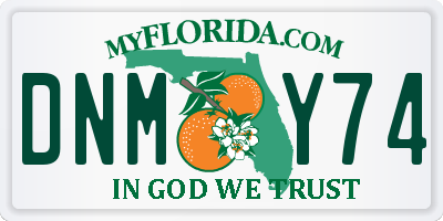 FL license plate DNMY74