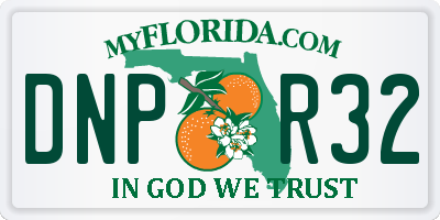 FL license plate DNPR32