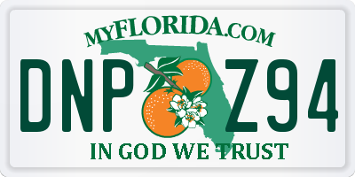 FL license plate DNPZ94