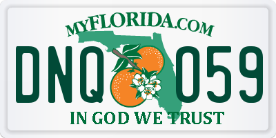 FL license plate DNQO59