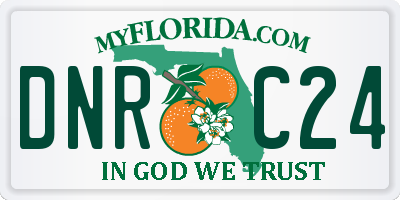 FL license plate DNRC24