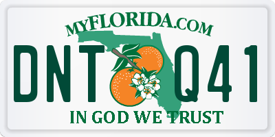 FL license plate DNTQ41