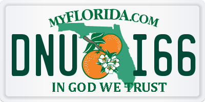 FL license plate DNUI66