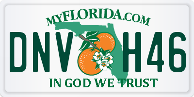 FL license plate DNVH46