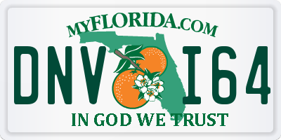 FL license plate DNVI64