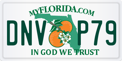 FL license plate DNVP79