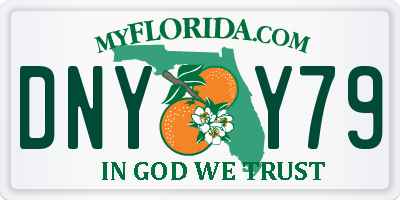 FL license plate DNYY79
