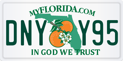 FL license plate DNYY95