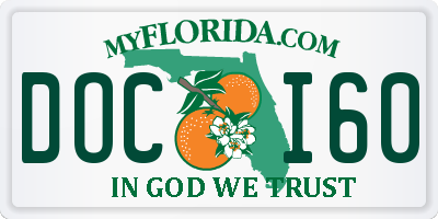 FL license plate DOCI60